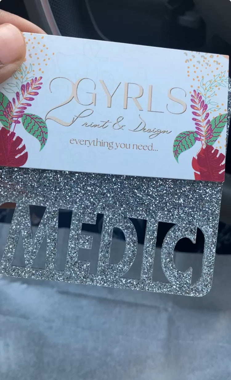 Custom badge buddy id holder