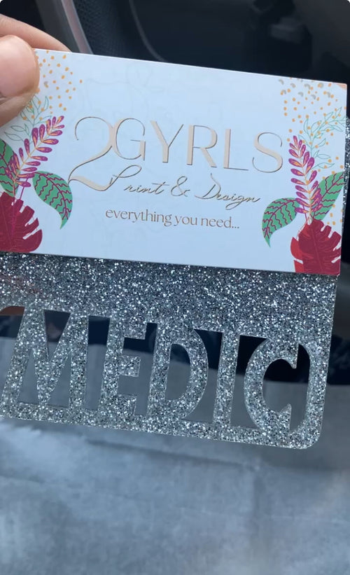 Custom badge buddy id holder