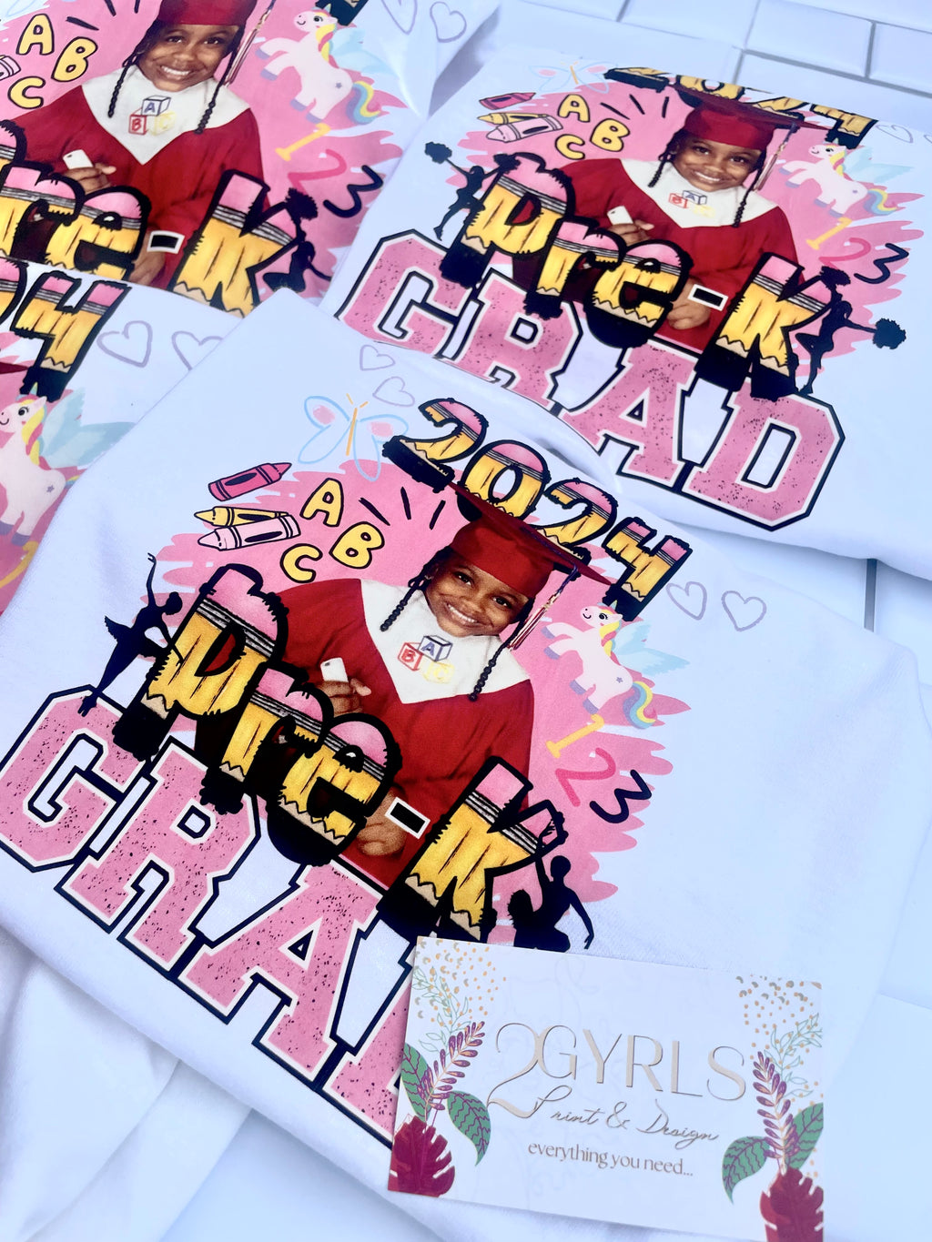 Pre-k Grad Custom Shirt (Pink Affair)