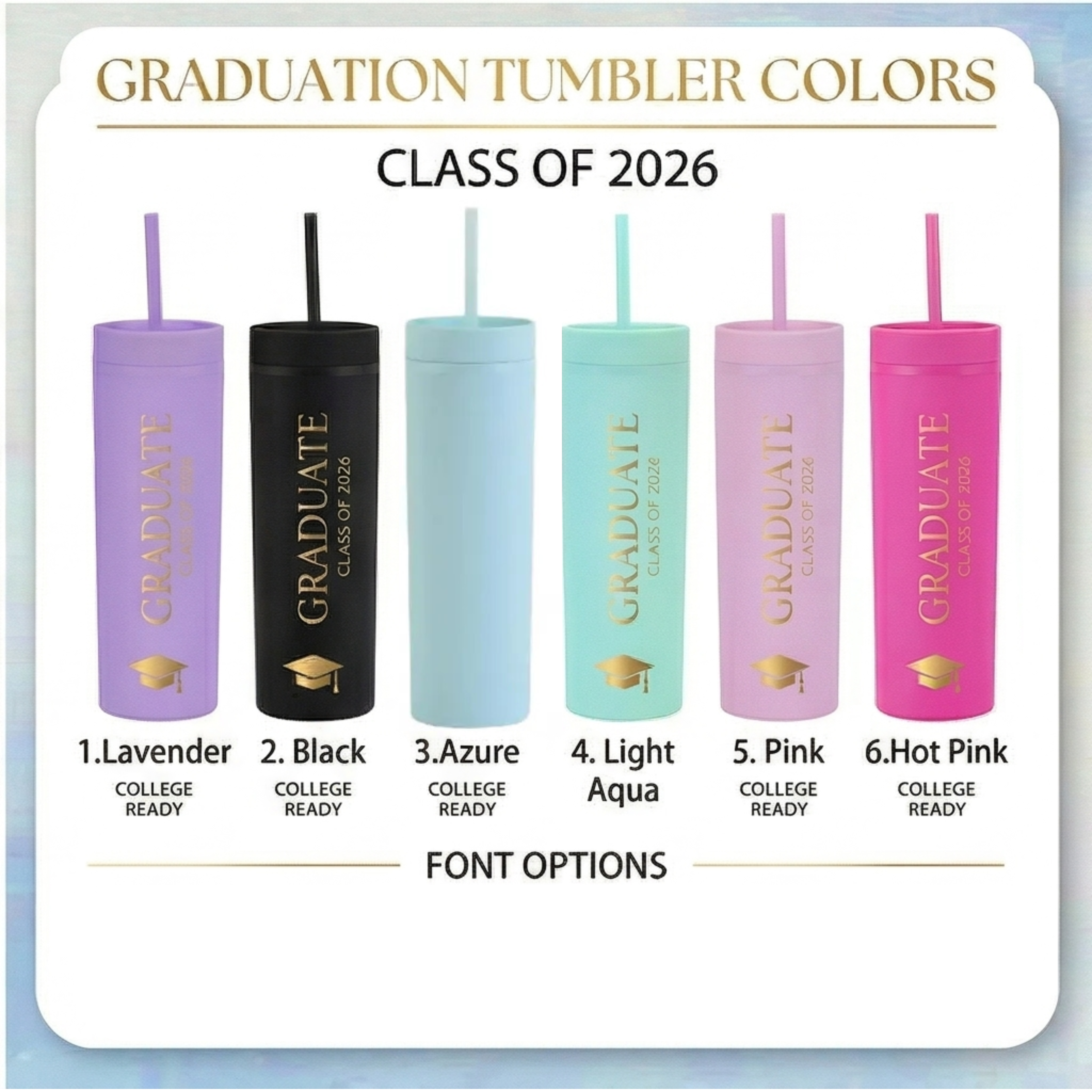 Personalized Grad Tumblr