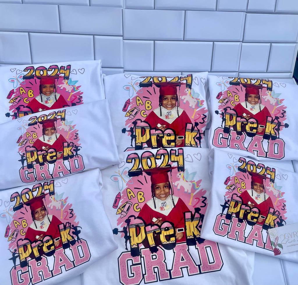 Pre-k Grad Custom Shirt (Pink Affair)
