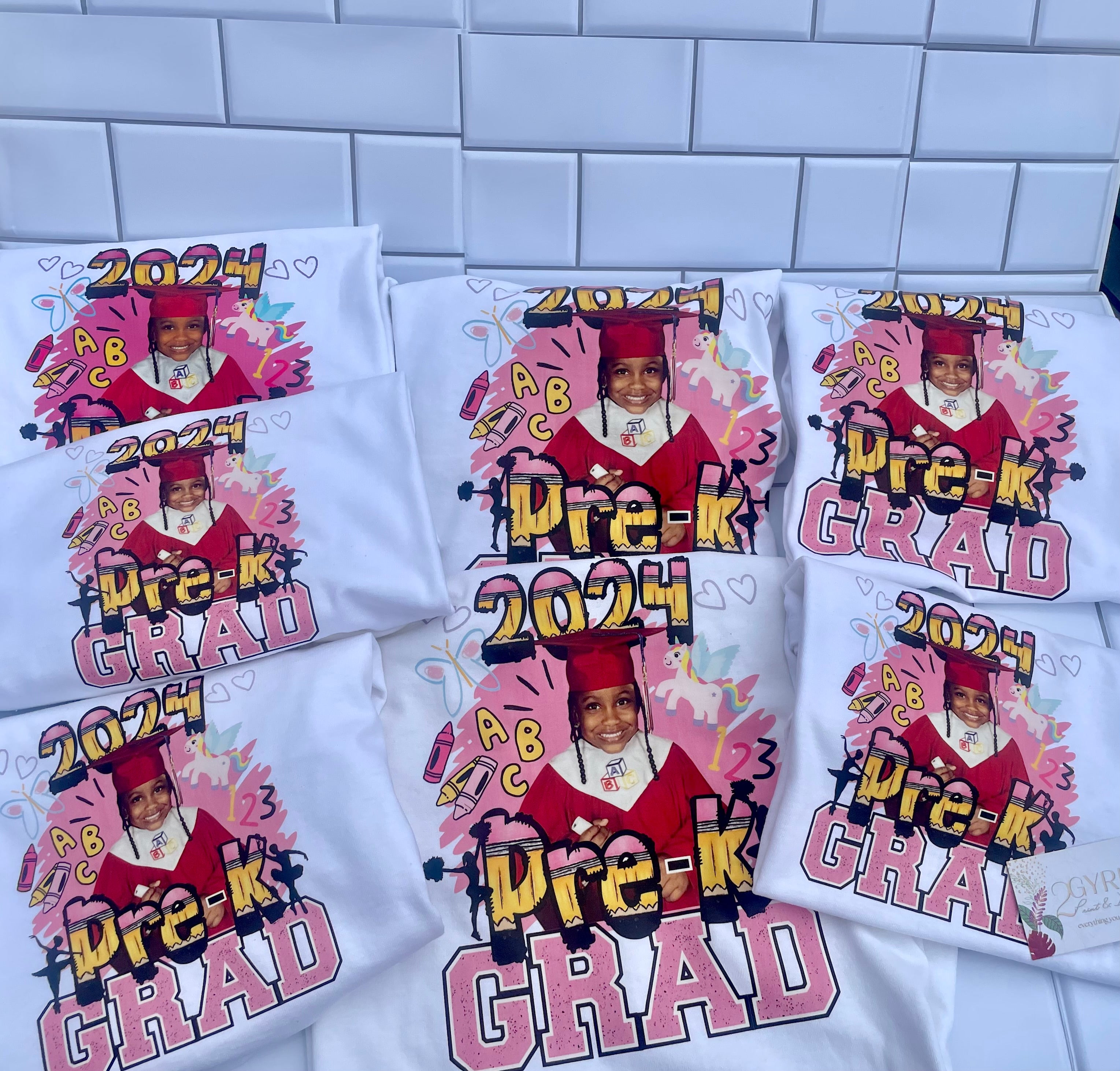 Pre-k Grad Custom Shirt (Pink Affair)