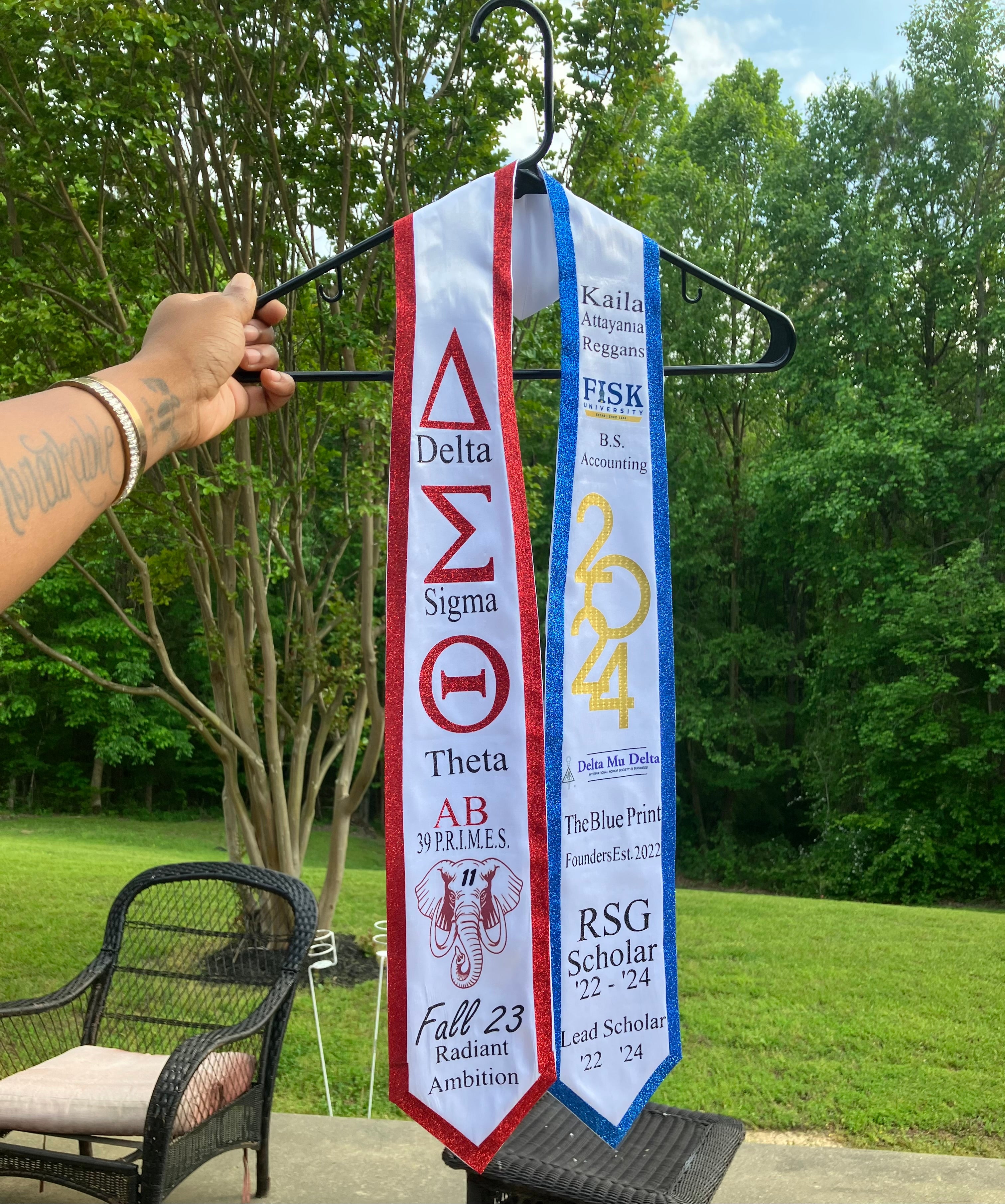 Custom Grad Stole