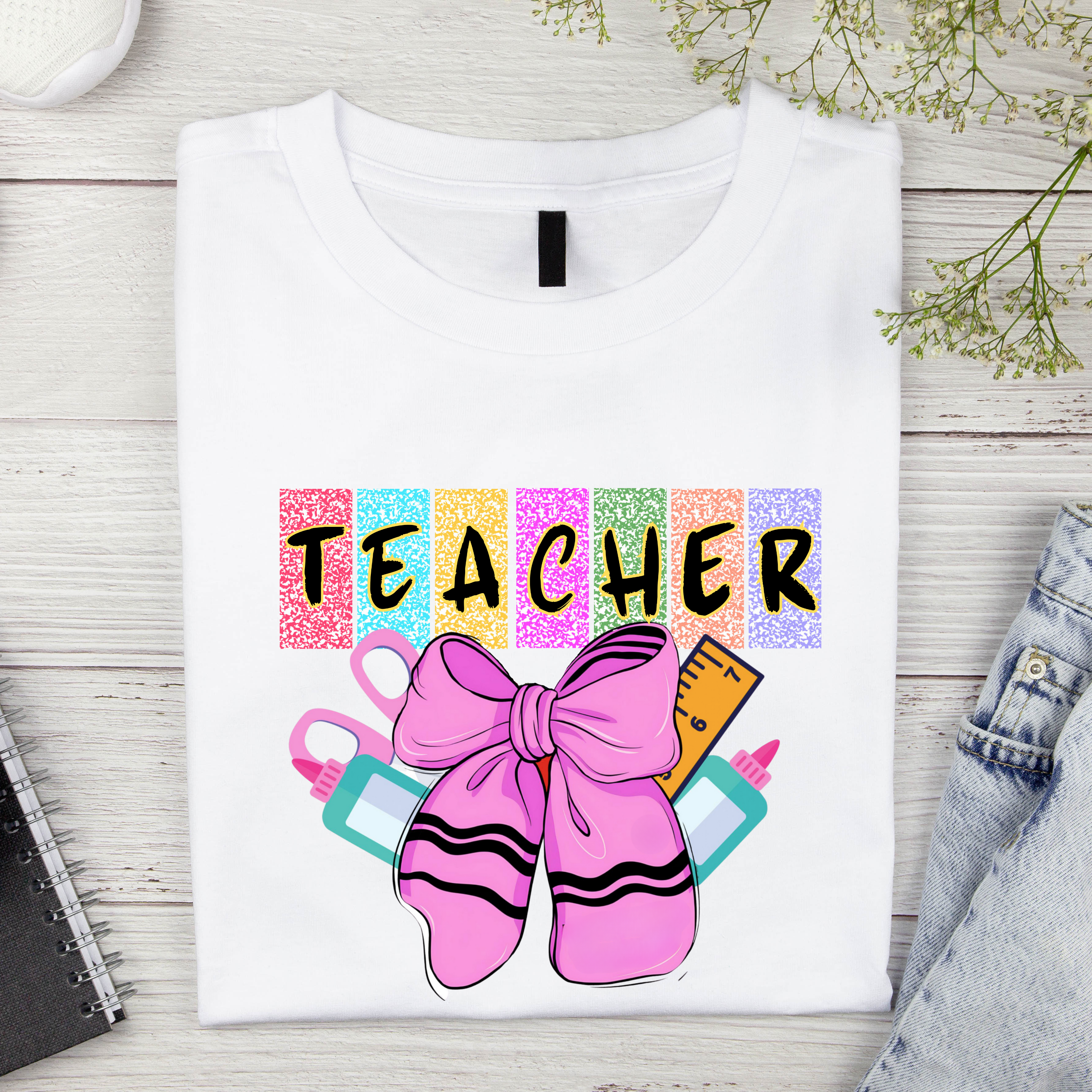 Teacher Bow shirt