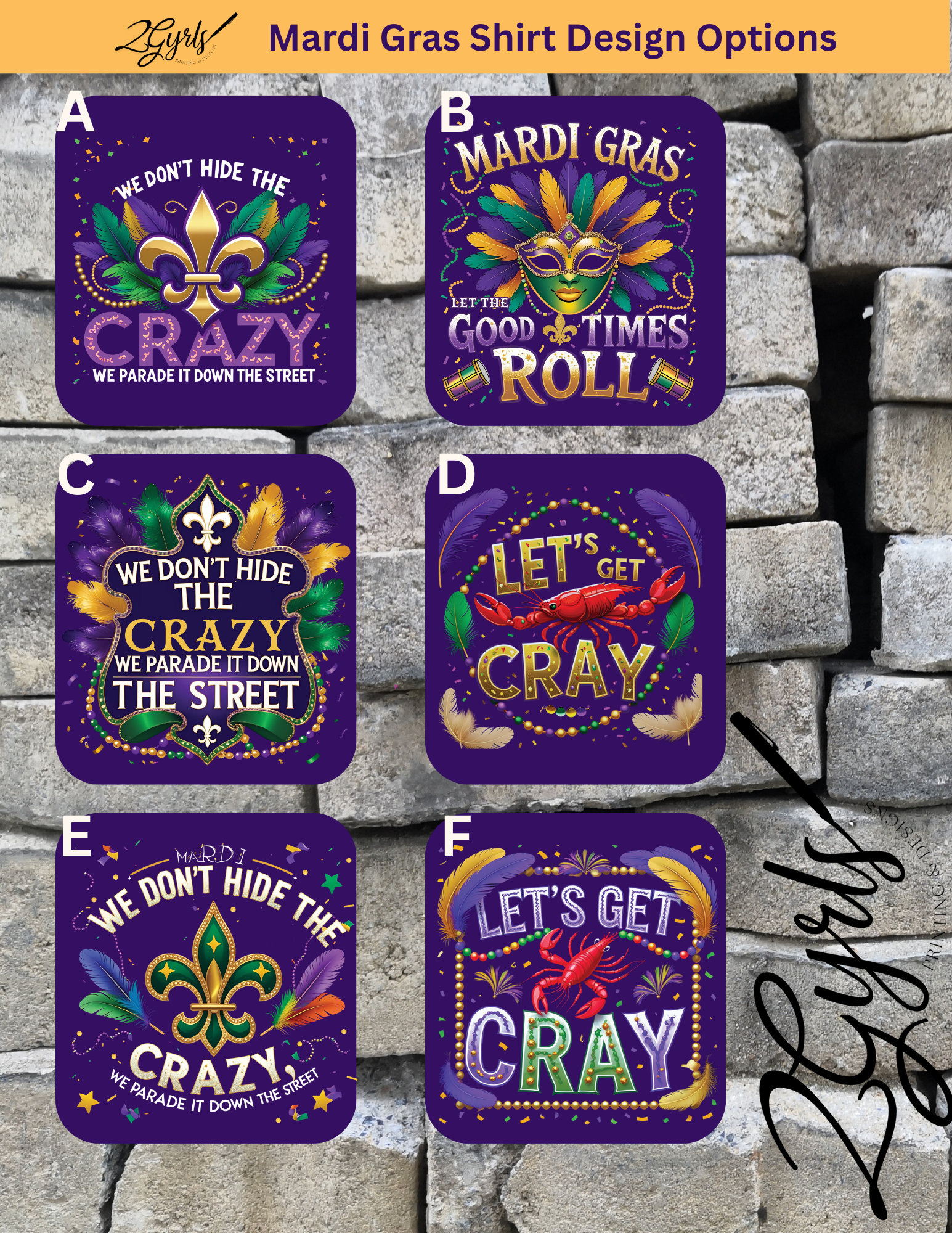 Mardi Gras Shirts